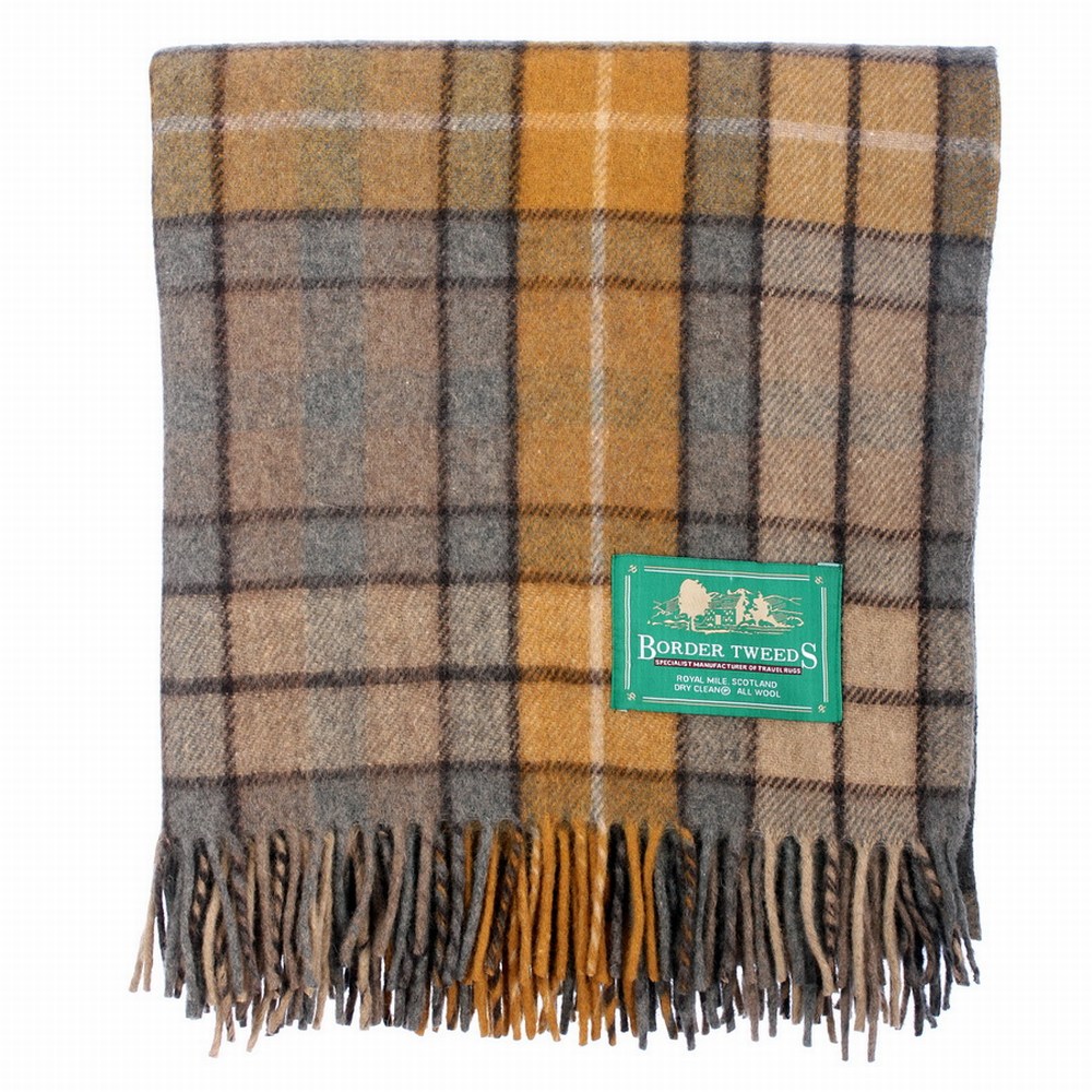 New BNWT Scottish Throw Large Wool Tartan Rug Range of Tartans